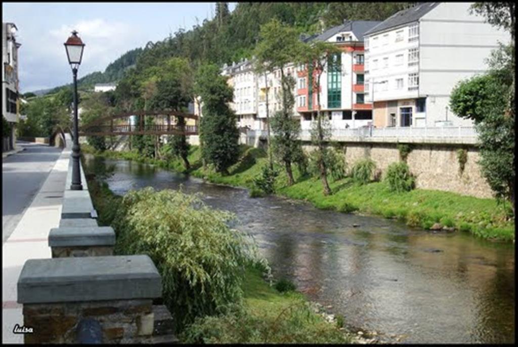 Hotel San Briz A Pontenova Bagian luar foto